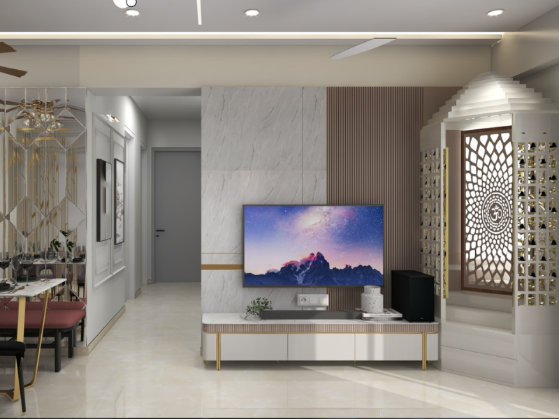 Harmonious Blend of Elegance and Spirituality: Discover Our Captivating 2BHK in Rustomjee Thane